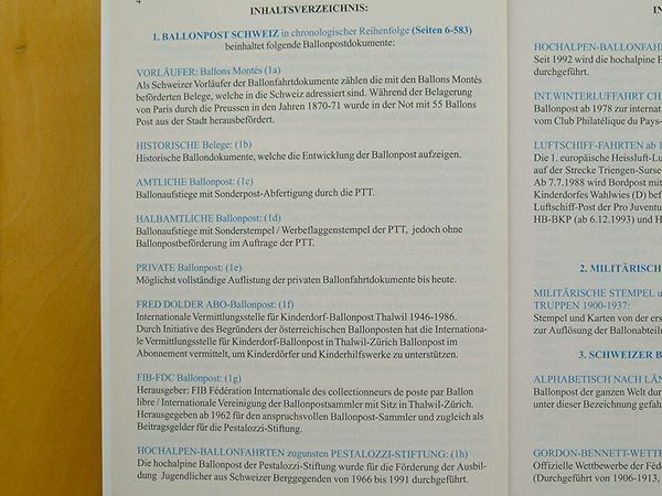 Libri: Ballonpost Schweiz von Peter Muggler – Nuovo e nell'imballaggio originale da Affoltern am Albis venduto da Rayon13 2