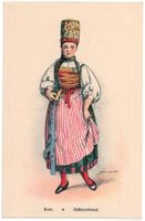 Schweizer Trachten: HALLAUERBRAUT - Costumes Suisses