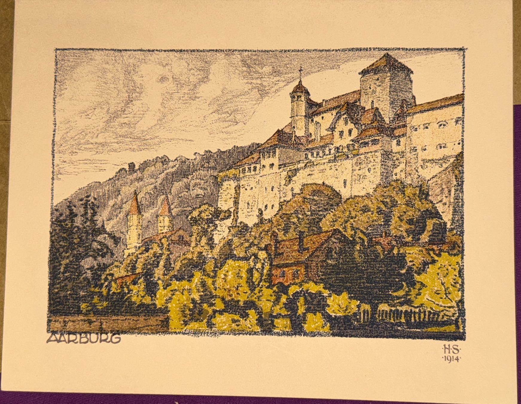 Grafica & Litografie: Kunstmappe 6 Lithographien °Die Aare° – Usato da Wangs venduto da Rumauch 4