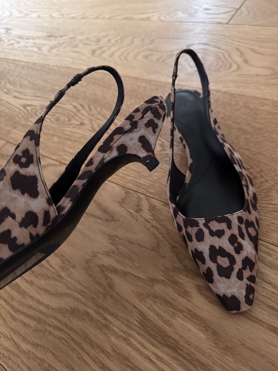 H&M Damenschuhe: Slingbacks leopard gr 37 – Neu (gemäss Beschreibung) aus Cham von jenny0421 2