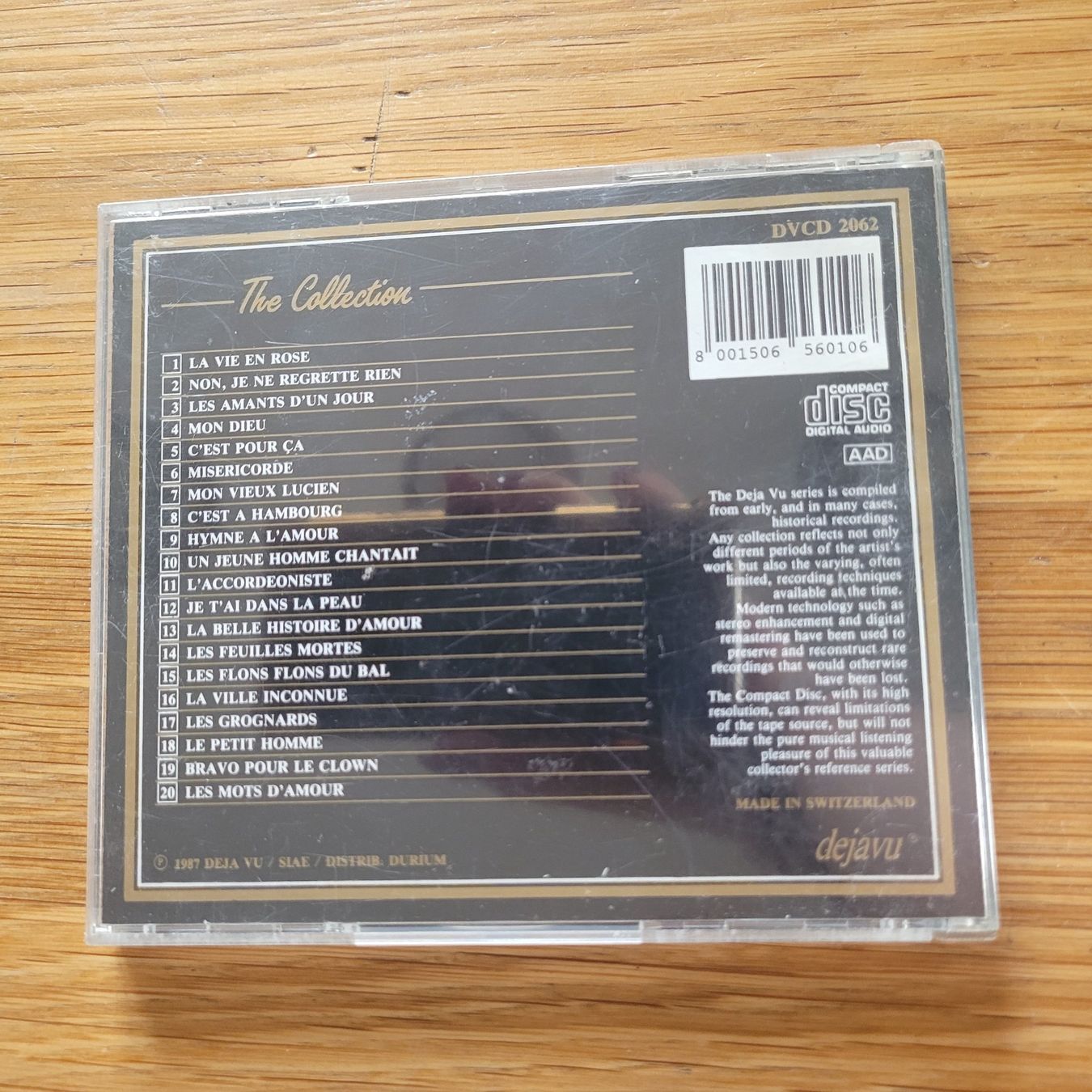 CD: CD Edith Piaf The Collection – Usato da Biel/Bienne venduto da Destockweb 2