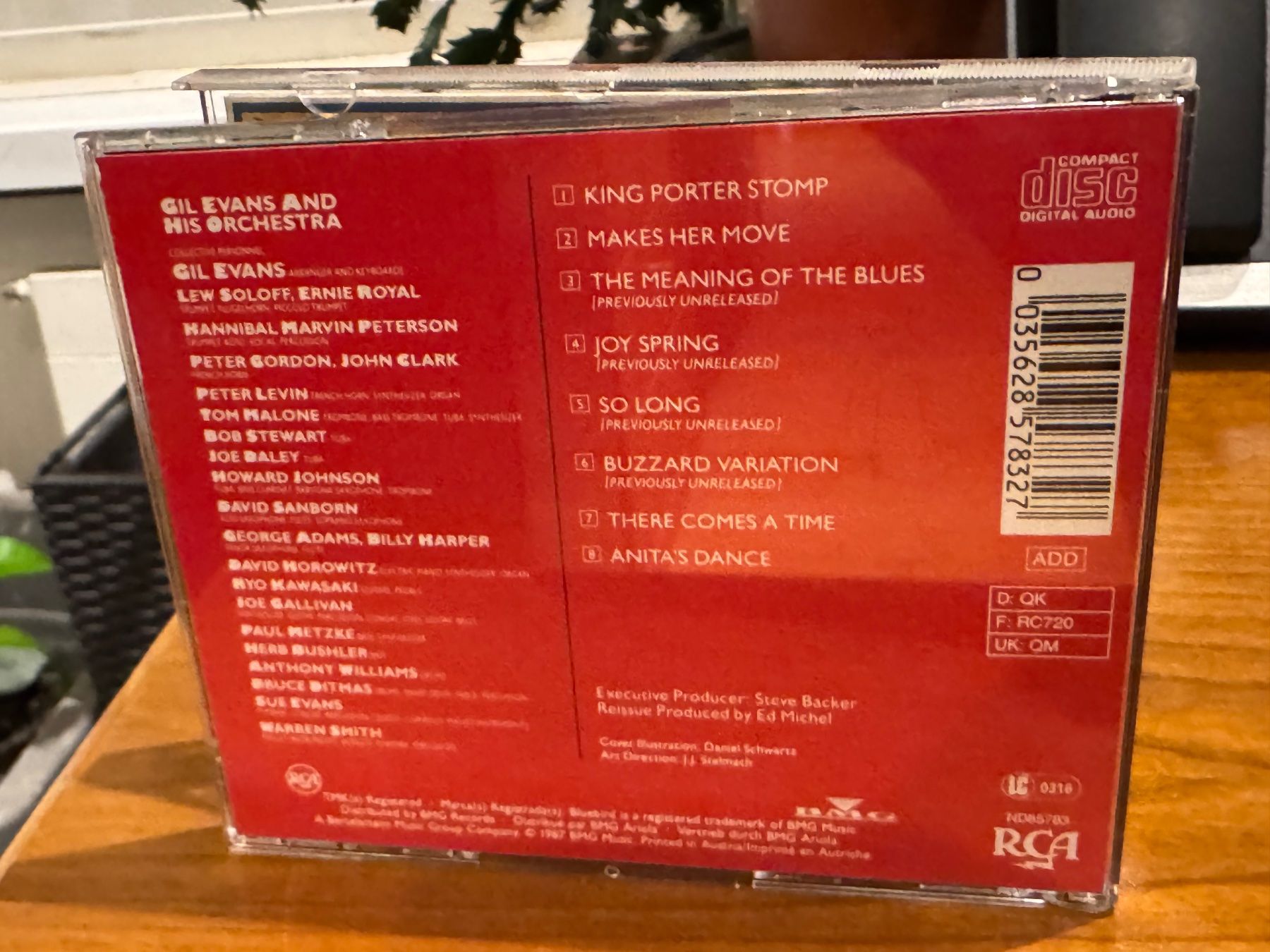 CD: Gil Evans - There Comes A Time - KA01A – Usato da Küsnacht ZH venduto da JazzRecords 1