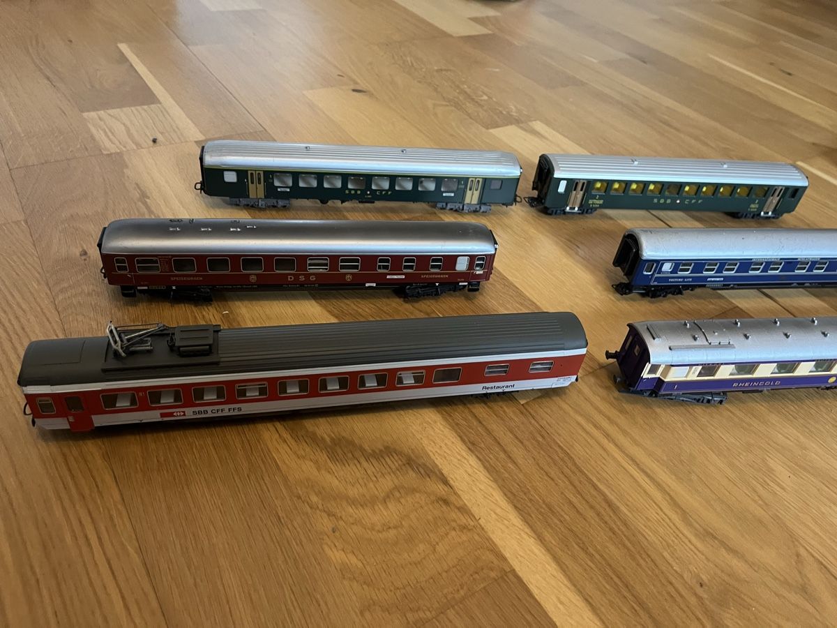 Märklin Modellini di ferrovie: Märklin HO Eisenbahnanlage Sammlung – Usato da Zürich venduto da du_bois 7
