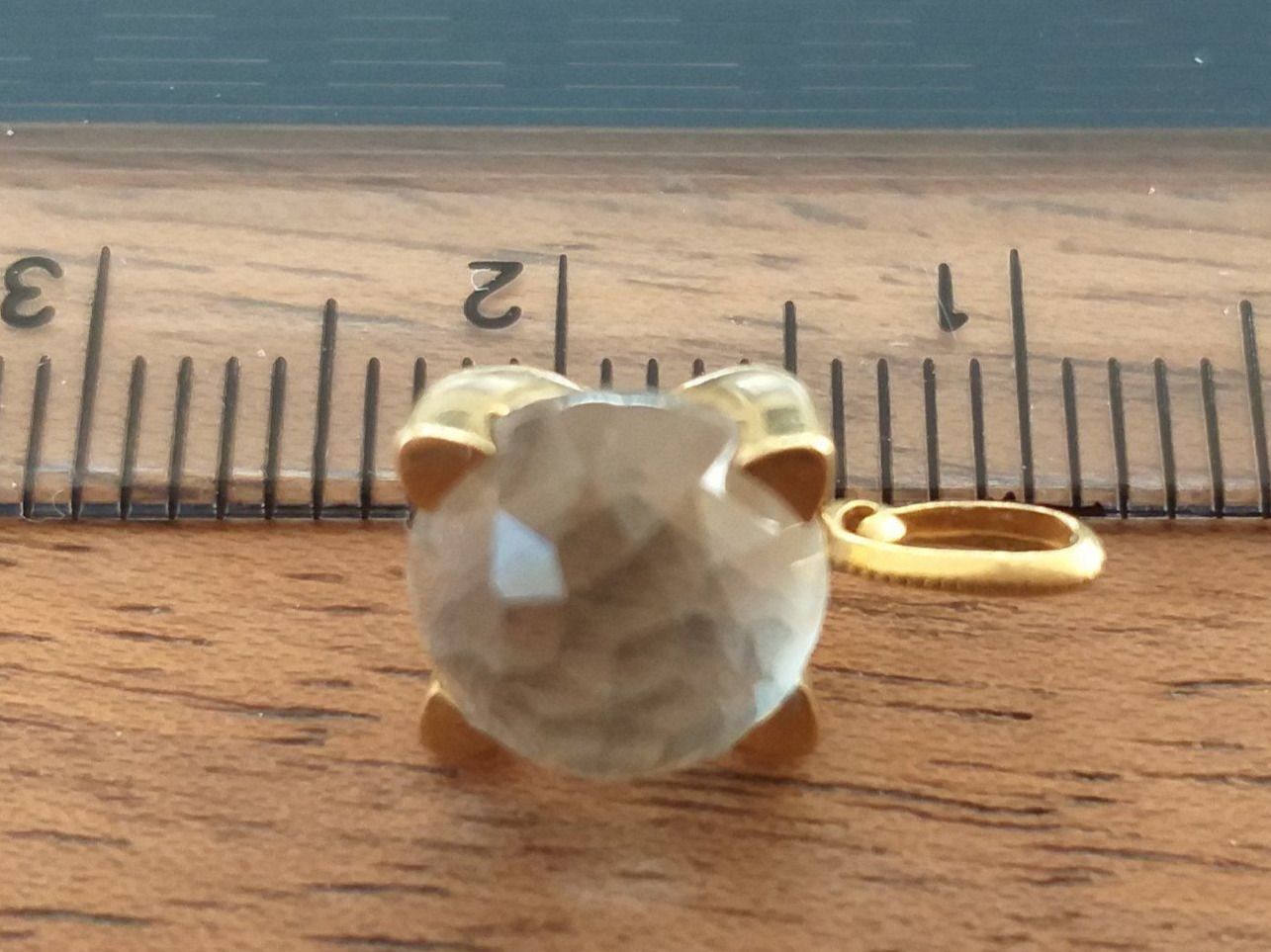 Anhänger: 18K Anhänger mit Grünquarz – Gebraucht aus Zürich von Stonejewelry 4