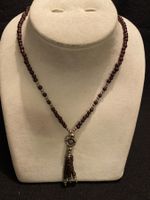 Elegantes Vintage Granat-Collier