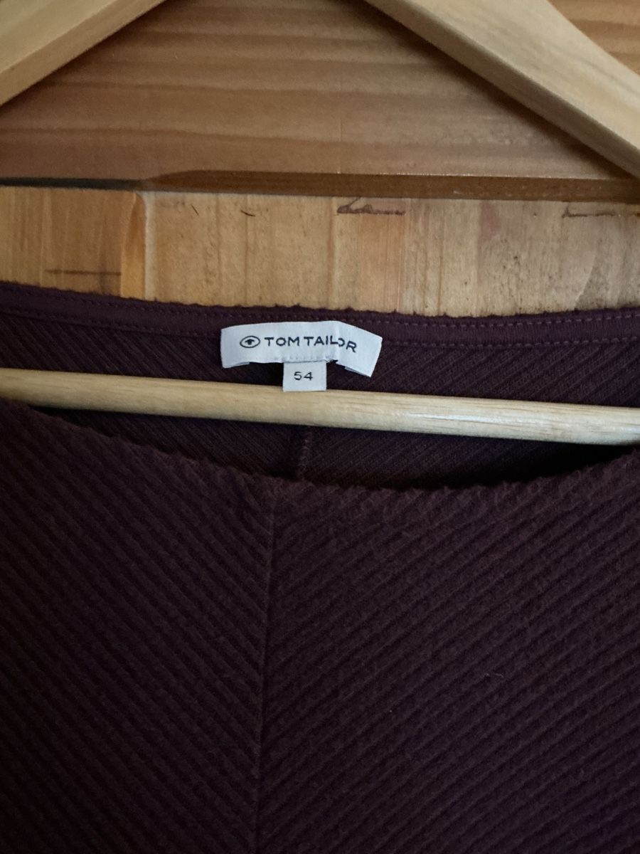 Tom Tailor Maglioni & Felpe: Tom Tailor Shirt, Gr. 54, Weinrot – Usato da Galmiz venduto da Chr7D 2