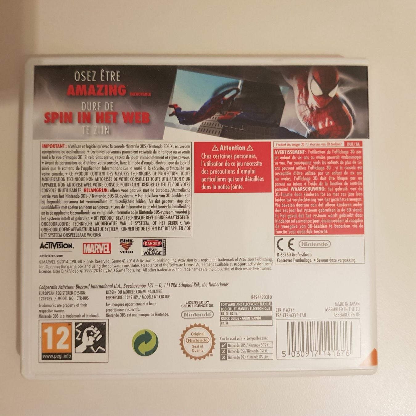 Nintendo Giochi: The Amazing Spider-Man 2 /3DS – Usato da Münchenstein venduto da 2DGames 1