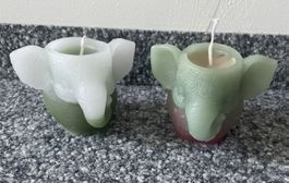 2 Elefanten Kerzen neu ungebraucht