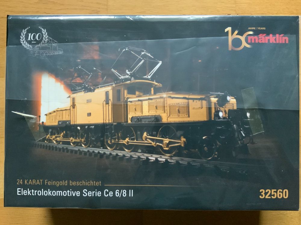 Märklin 32560 SBB Krokodil 24 Karat Feingold Beschichtet | Acheter Sur ...