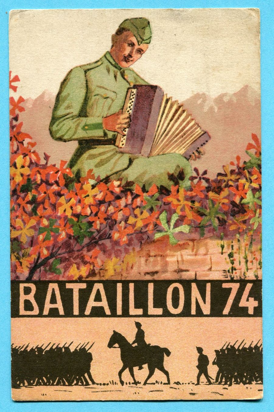 Tutti i francobolli: Karte Infanterie Nr. 144 - Bataillon 74 – Usato da Opfikon venduto da Prophila