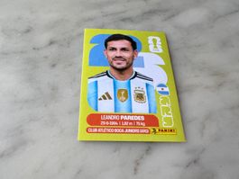 Panini FIFA Fussball WM 2026 Sticker Leandro Paredes ARG 12