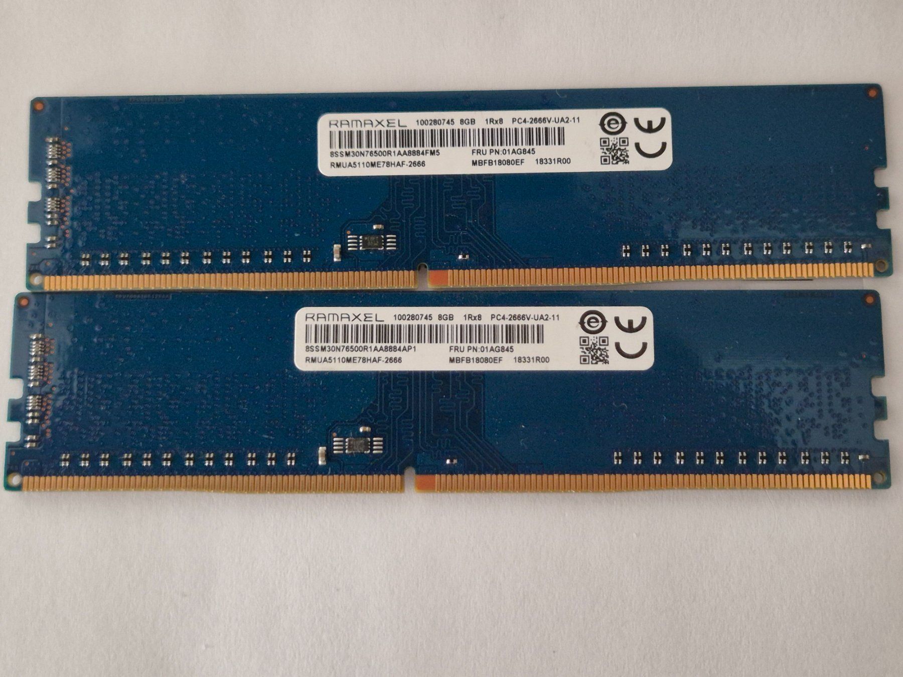 Memoria / RAM: Ramaxel 2x8GB 1Rx8 PC4-2666V-UA2-11 – Usato da Roggwil BE venduto da GLDANI