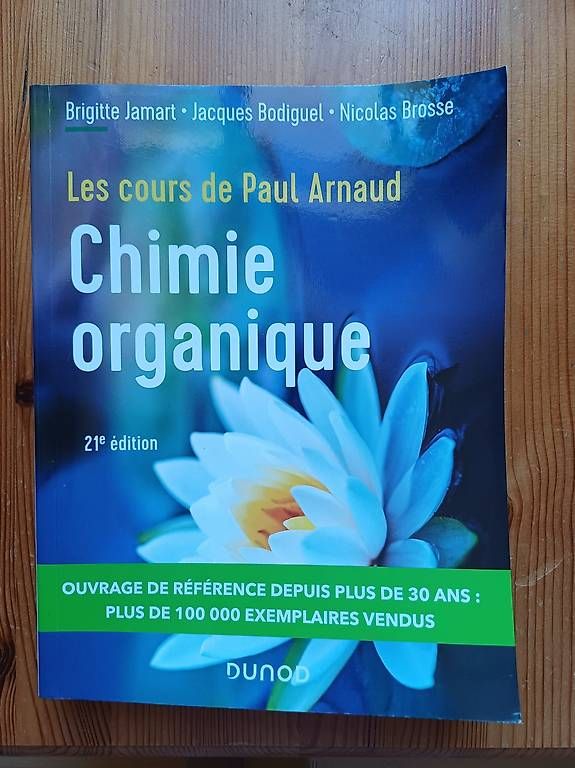Libri: Livre chimie organique – Usato da Cheyres venduto da ano_qm8b