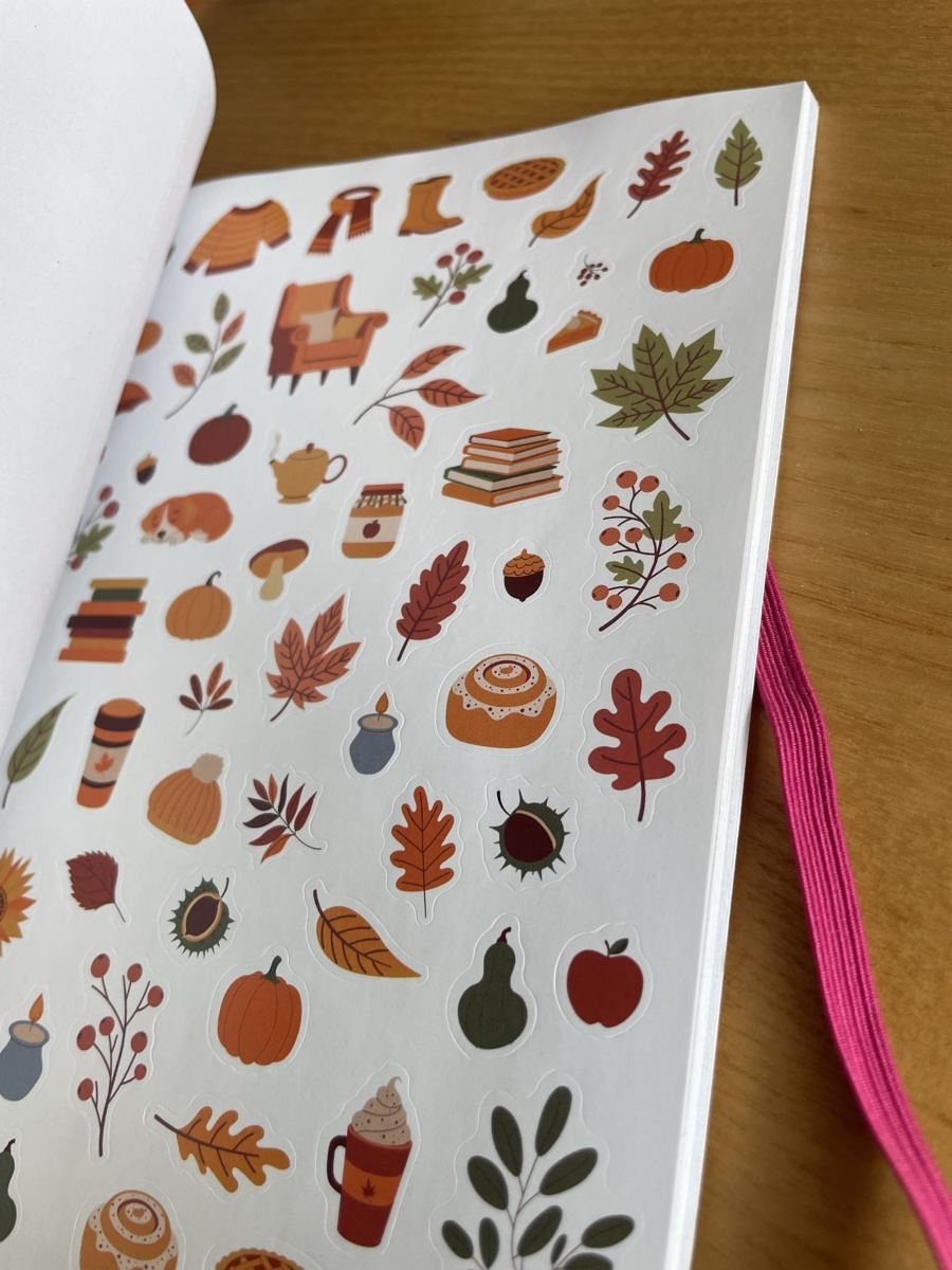Bücher: Stickerbuch Journaling mit 50 Blatt Neu – Gebraucht aus Wattwil von Weinachtsmann 2