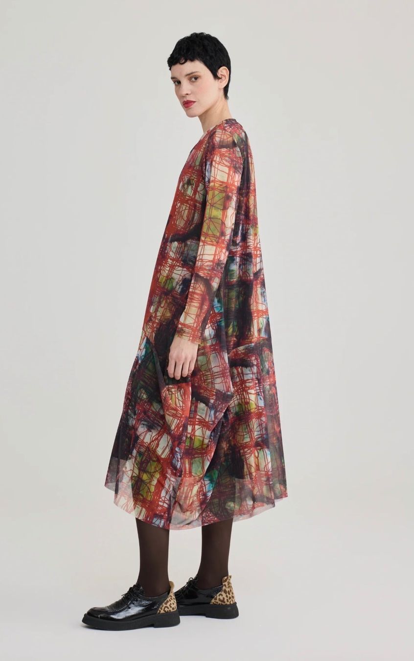 Luukaa Kleider: Robe imprimée LUUKAA multicolore,  Taille 2, AW2026 – Neu und originalverpackt aus Morges von sandy069 7
