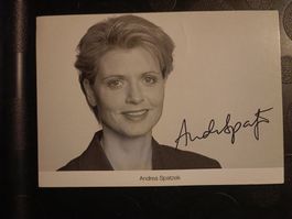 Andrea Spatzek - Lindenstrasse - sig. Autogrammkarte