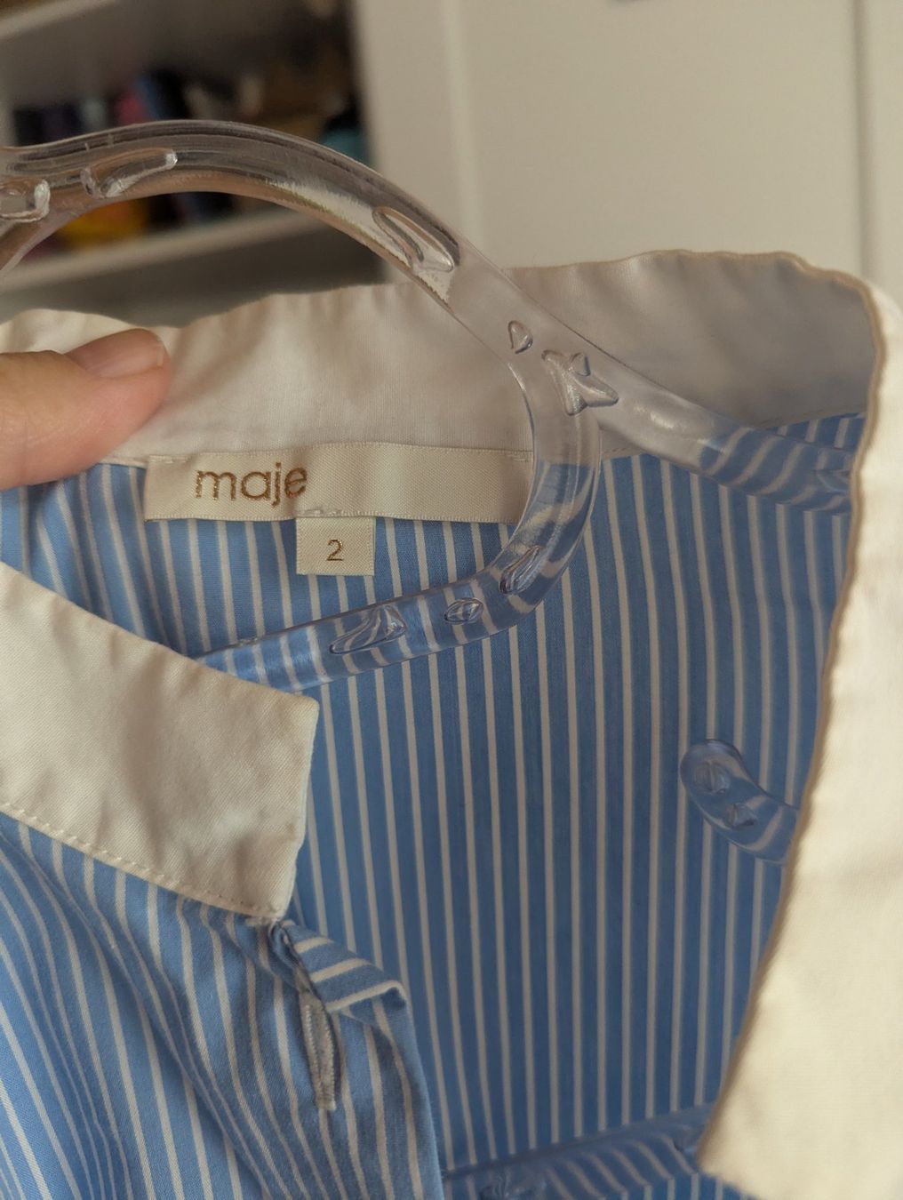Maje Vestiti: Maje Sommer Kleid, Hemdblusenstil, Gr. M – Usato da Zollikon venduto da Mikifare 1