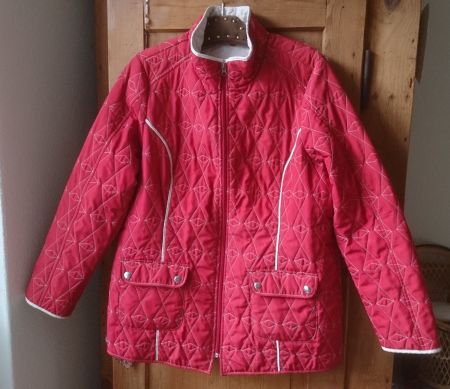 Steppjacke Damen rostrot Grösse 40/42 guter Zustand