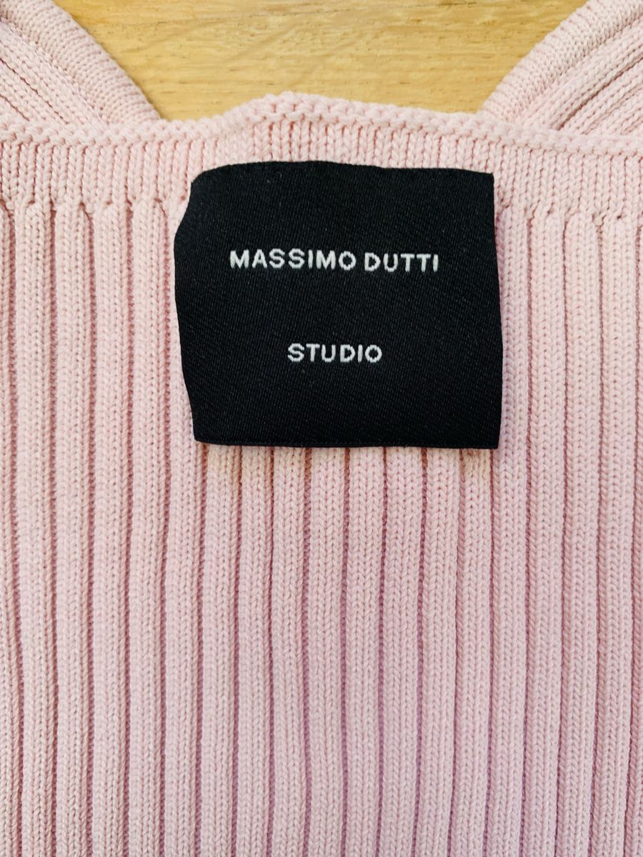 Massimo Dutti Top: Massimo Dutti Studio Gr .S rosa Sommer Crop Top Cutout – Usato da Zürich venduto da MK124 3