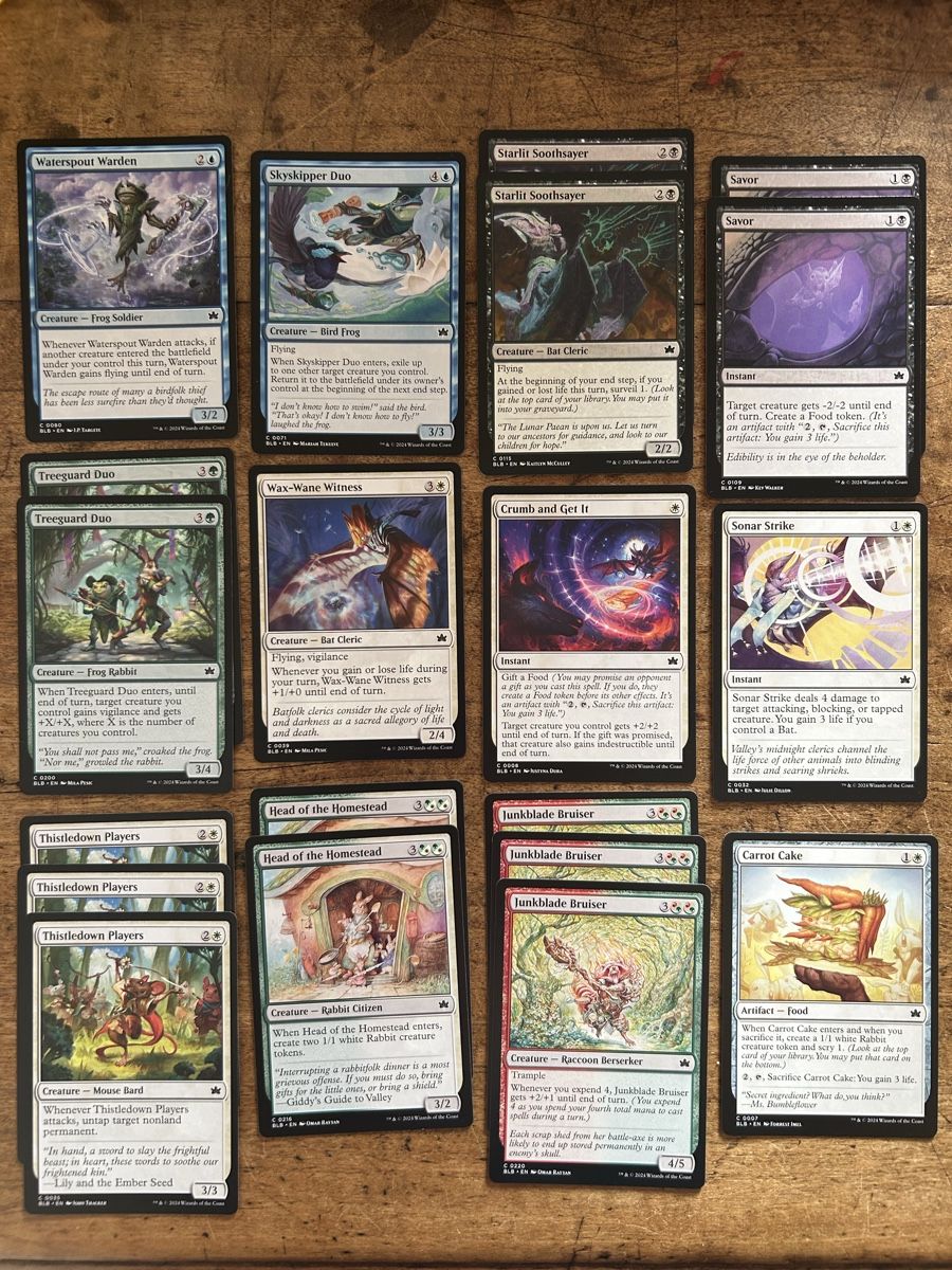 Magic The Gathering Carte collezionabili: Bloomburrow Magic the Gathering 58x common  – Nuovo (secondo la descrizione) da Lausanne venduto da SavaLilie 1