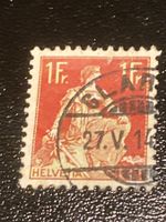 Helvetia mit Schwert ZNr. 115 - 1908 Abart Fehler im Rand