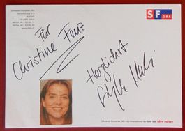 Sibylle Marti Autogramm signiert Karte 15x21cm