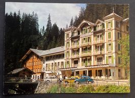 Rosenlaui, Kurhaus, Hotel Oldtimer Autos ca. 1970