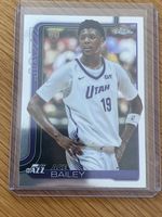 Basketball Karte Ace Bailey RC 2025 Topps Chrome Utah Jazz