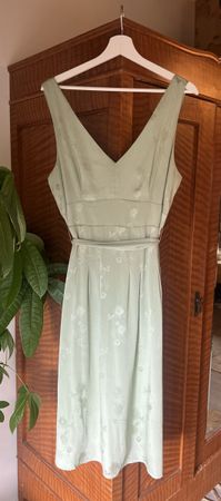 Sommerliches, mintgrünes Kleid im Vintagelook, Grösse 40