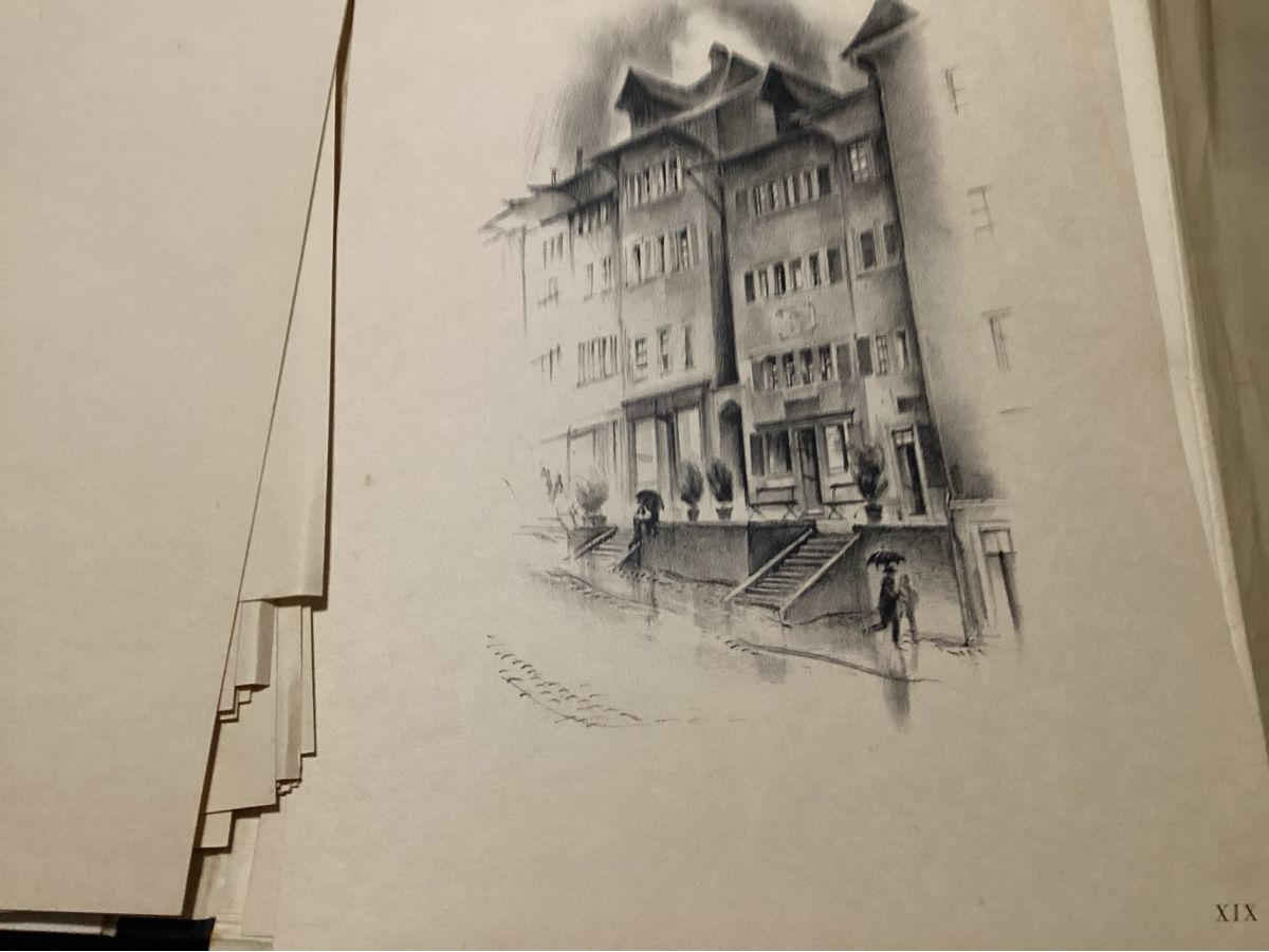 Libri: ANTIKES BUCH MAPPE PESTALOZZI STÄTTEN UM 1925 – Usato da Münchenstein venduto da NoSu98