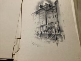 ANTIKES BUCH MAPPE PESTALOZZI STÄTTEN UM 1925