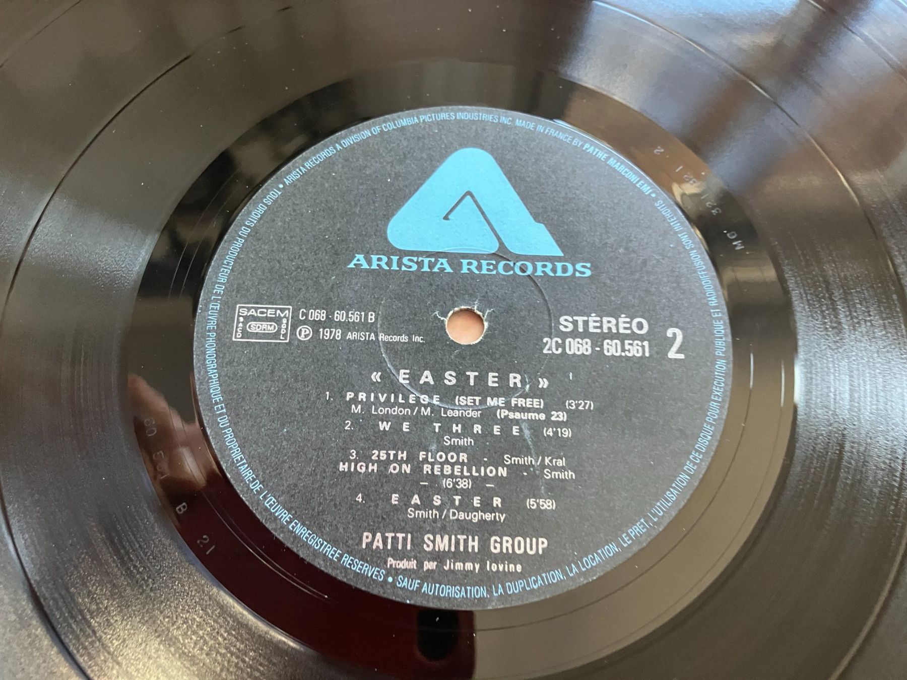 Dischi in vinile: Patti Smith – Usato da Aarwangen venduto da Jukebox3 7