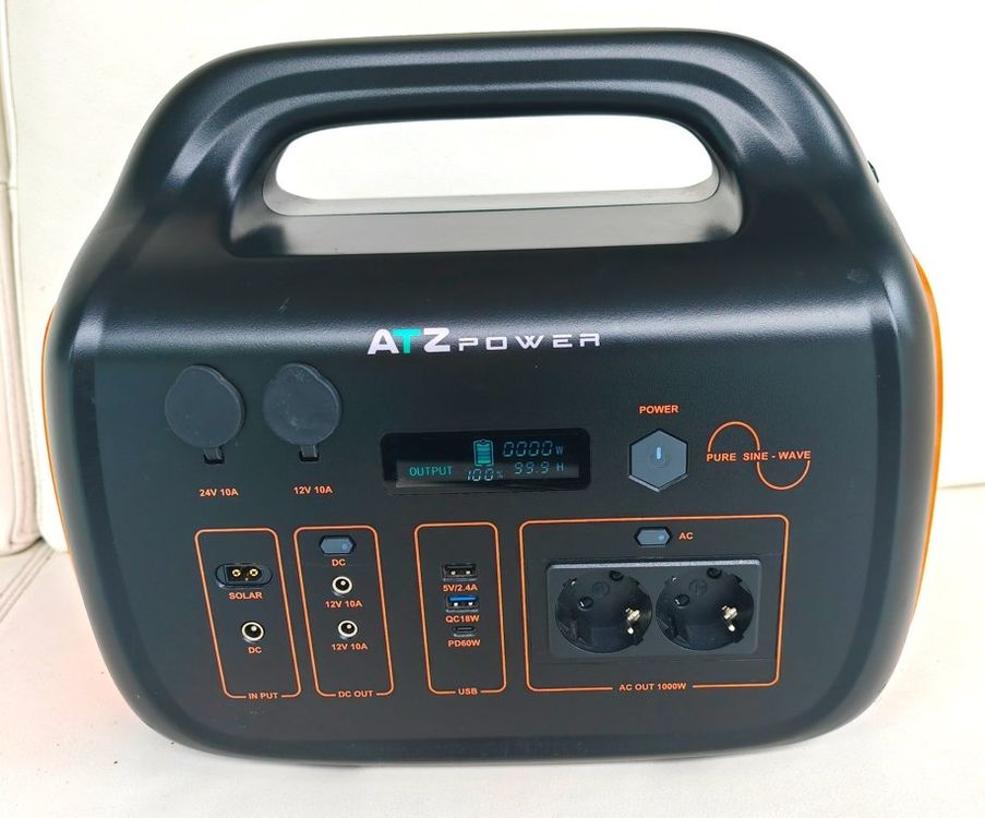 Tragbare Ladestation⭐ATZ POWER⭐Powerstation⭐1075WH⭐1000W (Gebraucht) in ...
