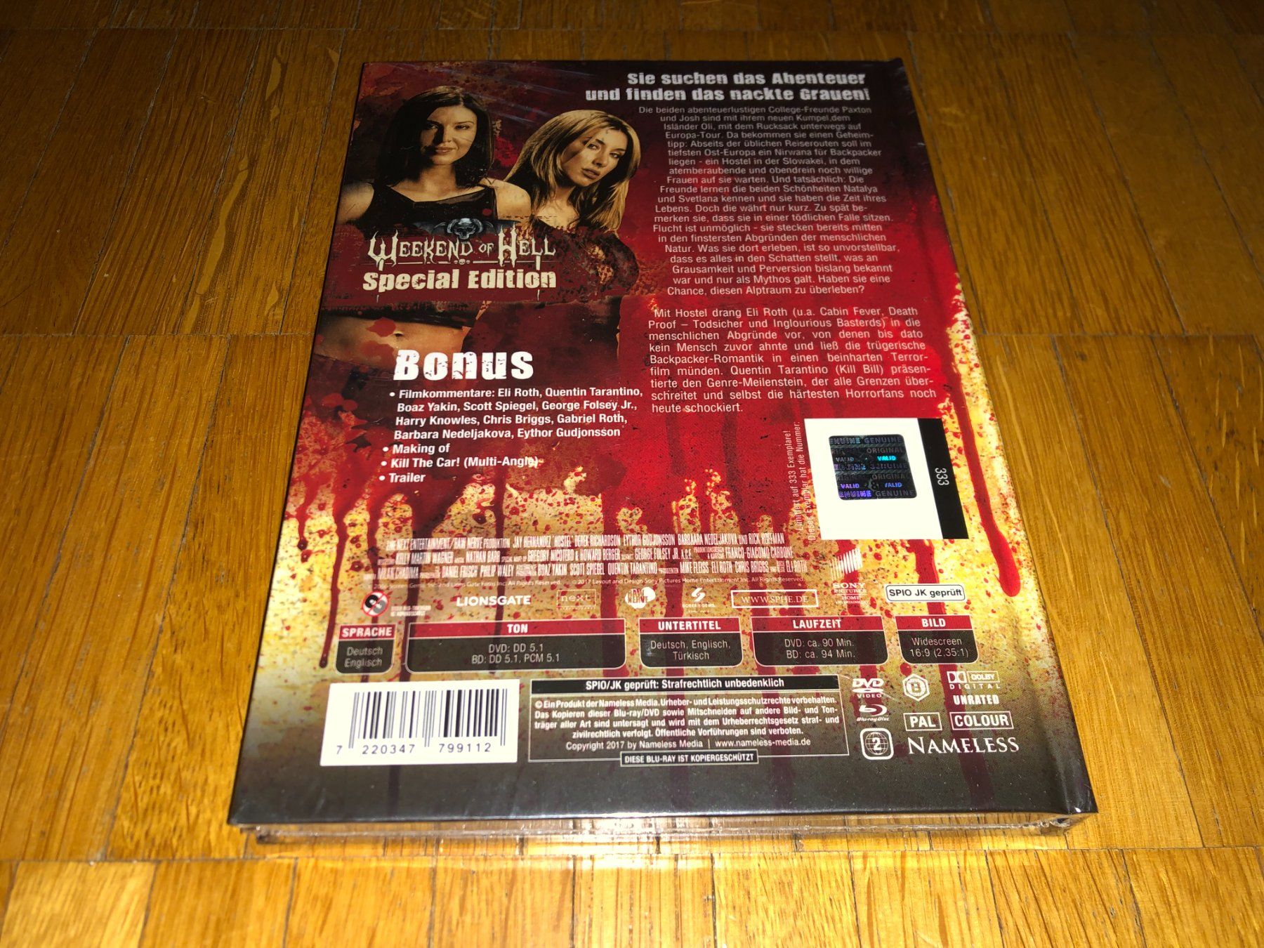 Tous les DVDs: Hostel - MEDIABOOK - C - UNRATED – Neuf avec emballage d'origine à Basel par havsok 1