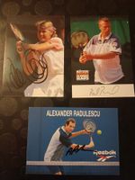 Tennis - 3x signierte Autogrammkarten - Set 🎾