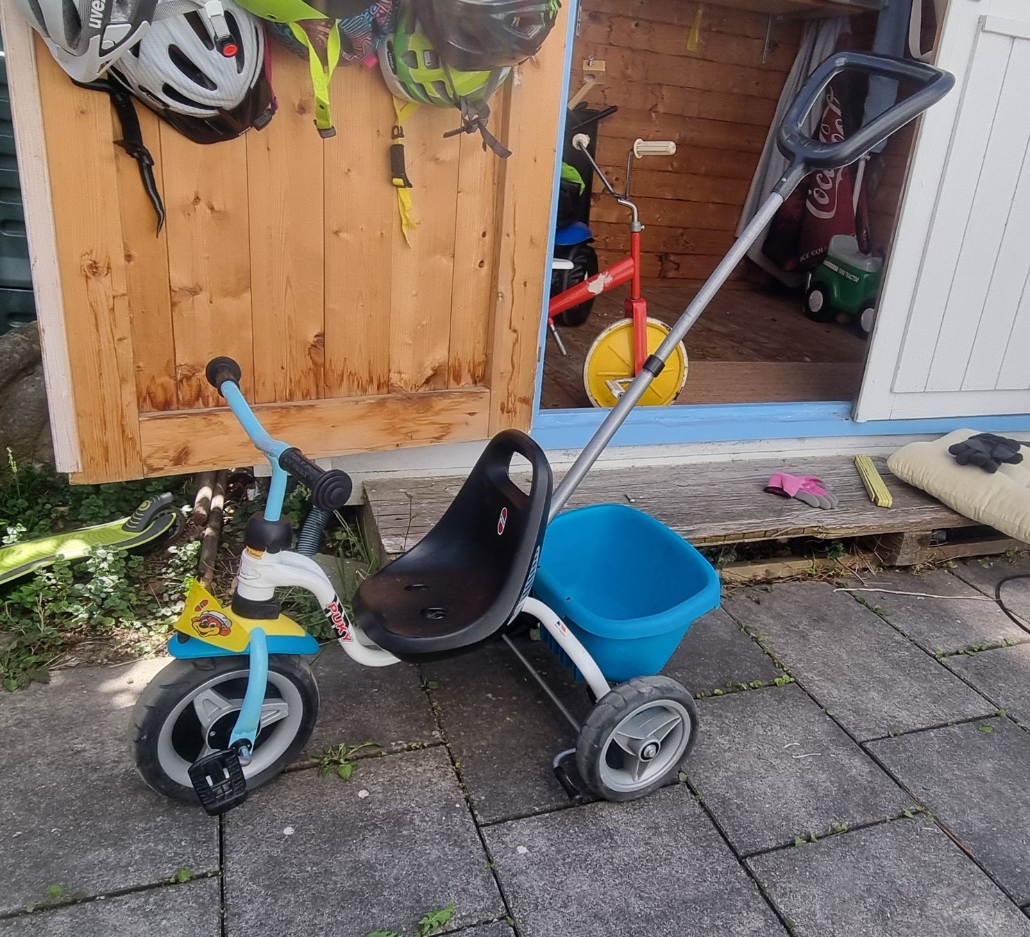 Puky Veicoli per bambini: Puky Dreirad mit Schubstange und Korb! – Usato da Bürglen TG venduto da AlpiY12 1