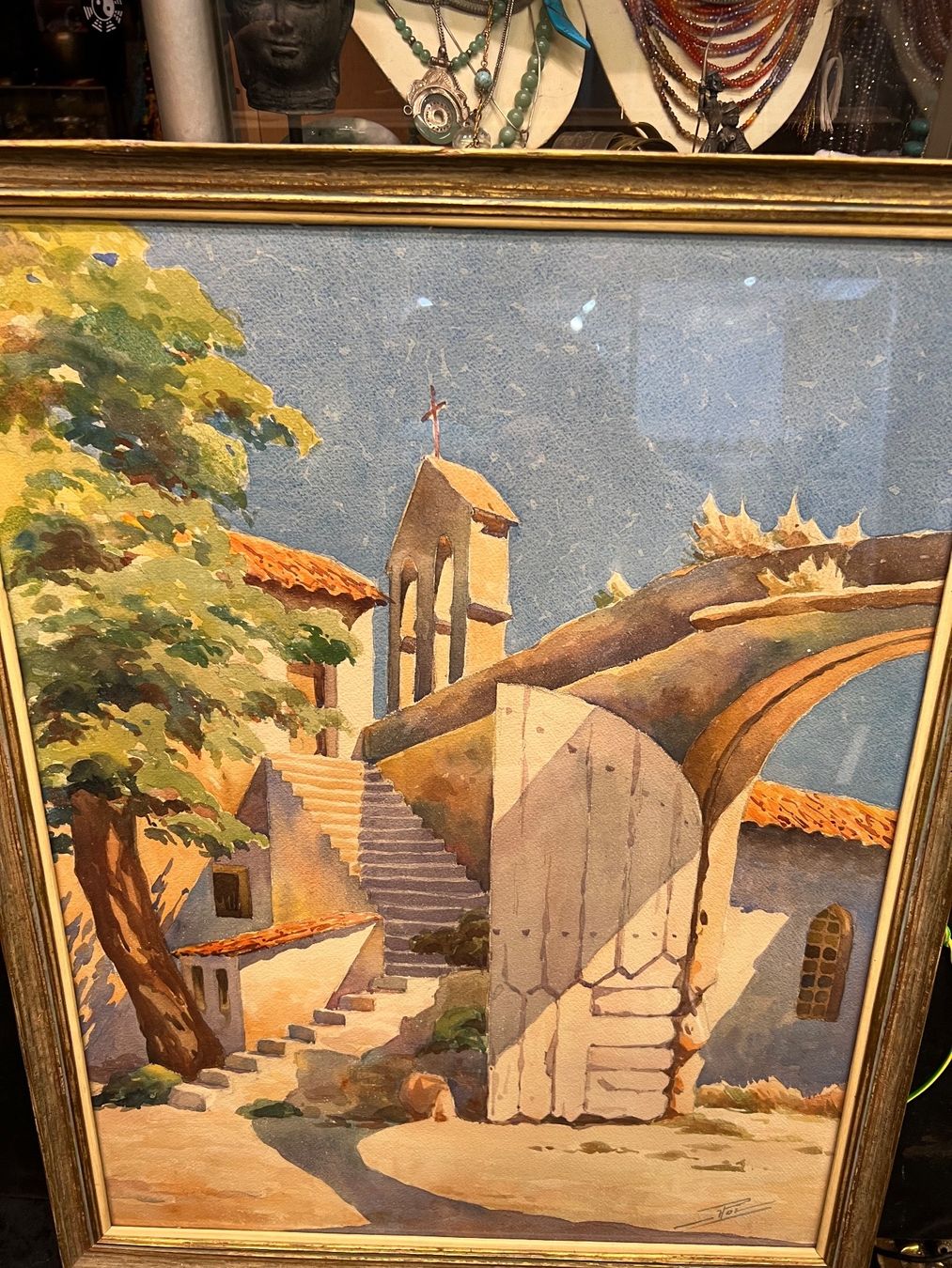 Gemälde: MAGNIFIQUE AQUARELLE SIGNÉE – Gebraucht aus Genève von Qanil77 1