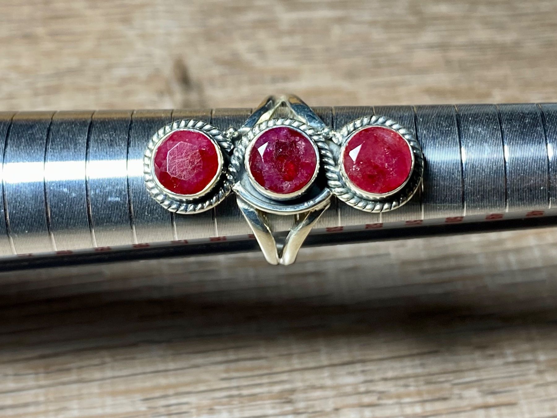 Ringe: Moderner orientalischer Silberring mit natürlichem Rubin – Neu und originalverpackt aus Laax von Kiki_Kingdom3 7