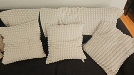 IKEA Kissen Fjadrar weiss 50x50 cm gebraucht 3 Stück