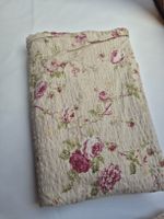 Bettwäsche mit Blumenmuster beige guter Zustand