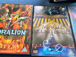 Cirque du soleil-4 dvd,nouvelle,dralion,nouba,la magie