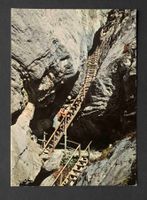 AK Treppenaufstieg zum Eismeer am oberern Grindelwaldgletsch