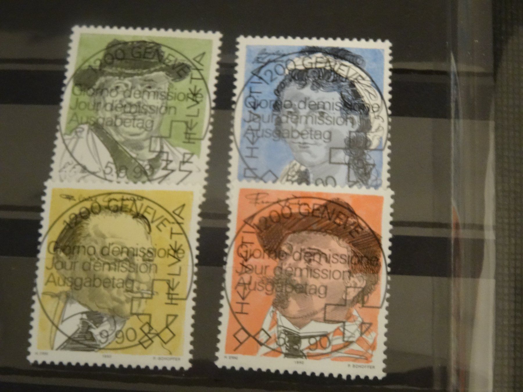 Tutti i francobolli: 1990 Portrait ET-VOLL – Usato da Olten venduto da pechsisa1