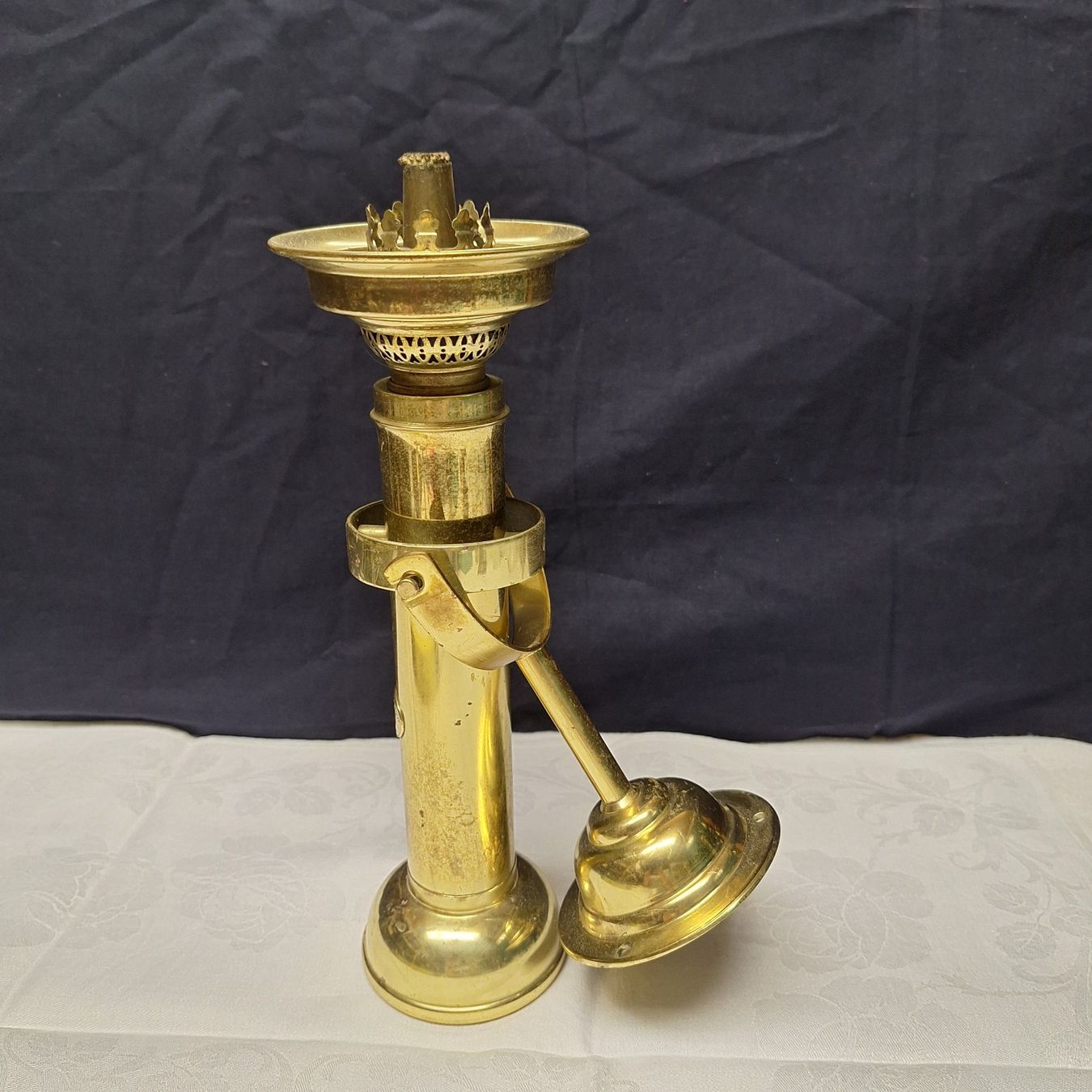 Lampen: Messinglampe G.V. Harnisch, Denmark – Gebraucht aus Winterthur von Goldpipau 1