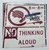 Rubix - (No) Thinking Aloud 12" VG+/VG+