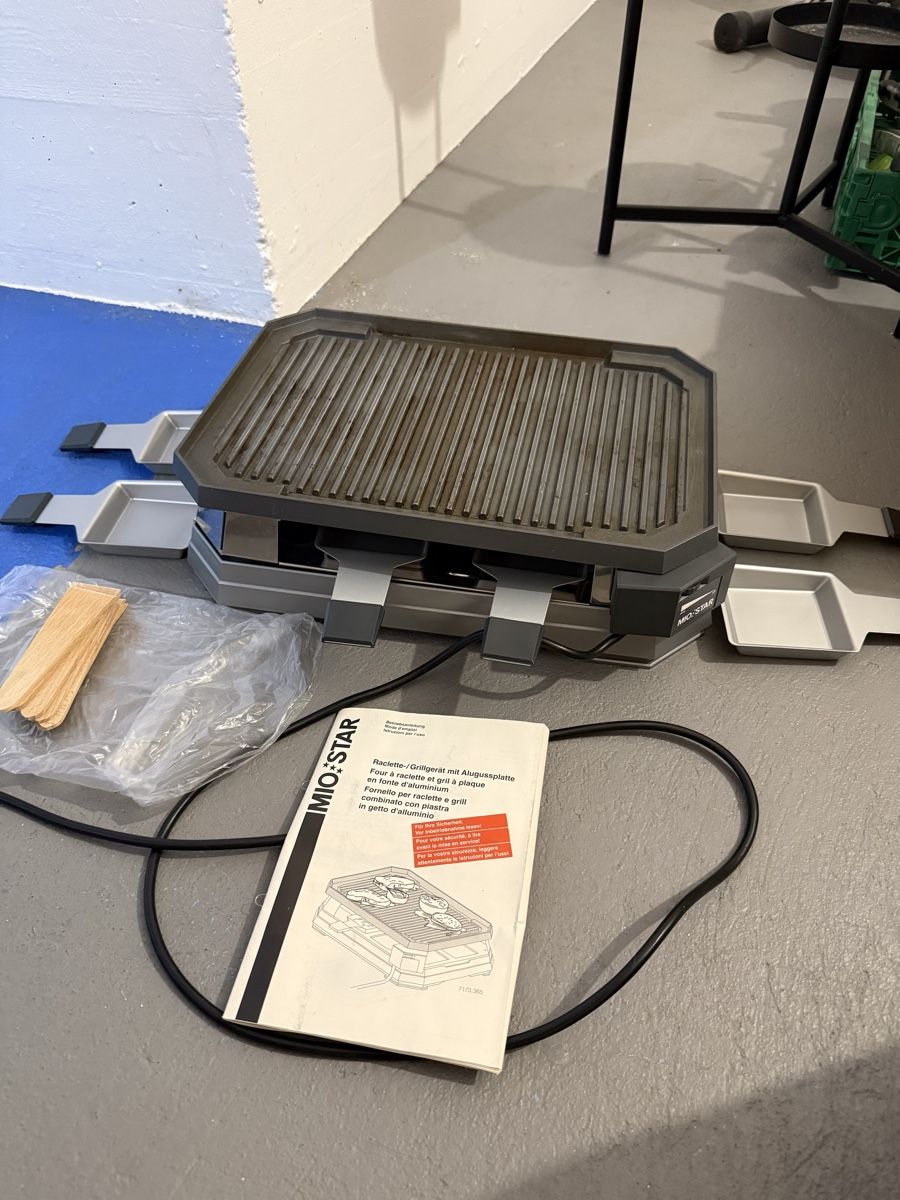Cucine complete: Raclette Grill MIO STAR mit Anleitung – Usato da Härkingen venduto da Fabio.96