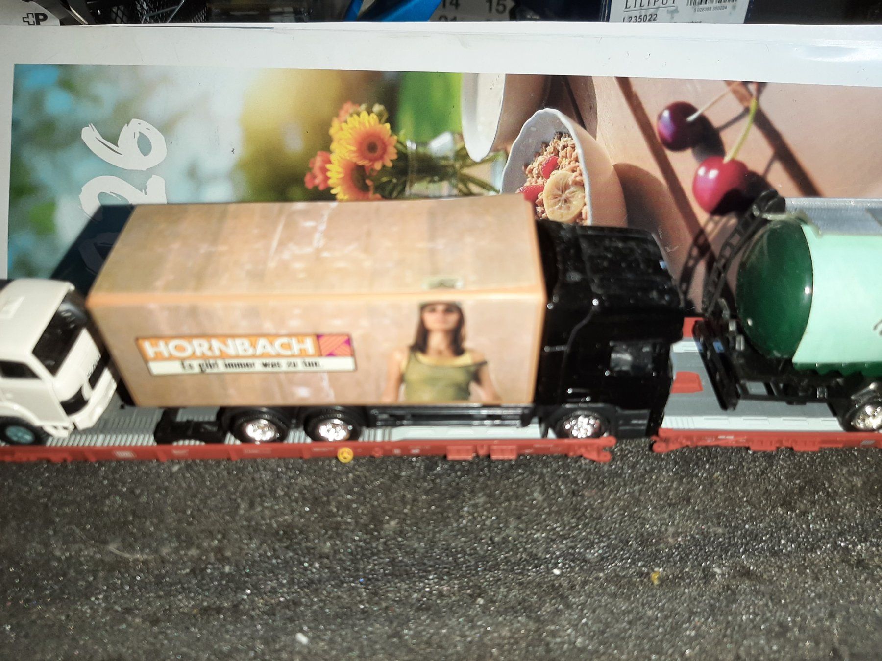Fleischmann Trains électriques: FLEISCHMAN 2X 3211 AVEC CAMION REF. 36 – D'occasion à Avully par RIVALIS