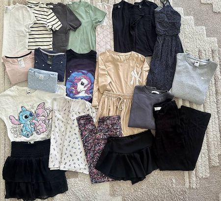 XXL Kleiderset für Mädchen, Grösse 164/XS/S