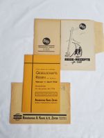 Vintage "Reiseprospekte aus den Jahren 1936/1937"