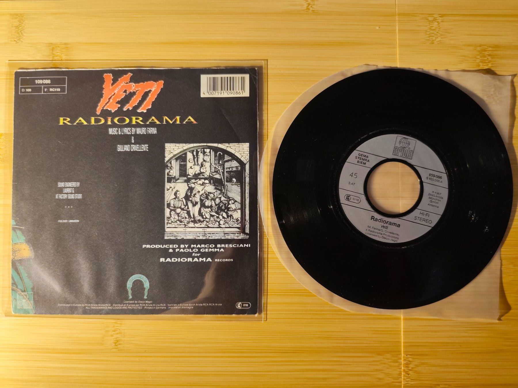 Dischi in vinile: Radiorama – Yeti – Usato da Emmenbrücke venduto da lamorak 1